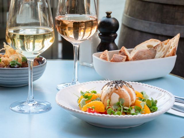 La Table de Han Salade Burrata aux agrumes